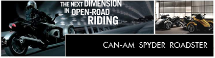 The Can-Am Spyder Roadster
